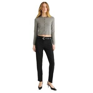 J.Crew 365 High Rise Cameron pants Black Womens Size 2 Office Career Work EUC